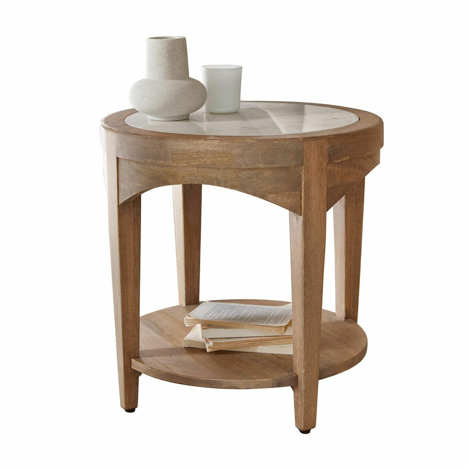 Mirabeau Beistelltisch Beistelltisch Annabelle braun/weiß