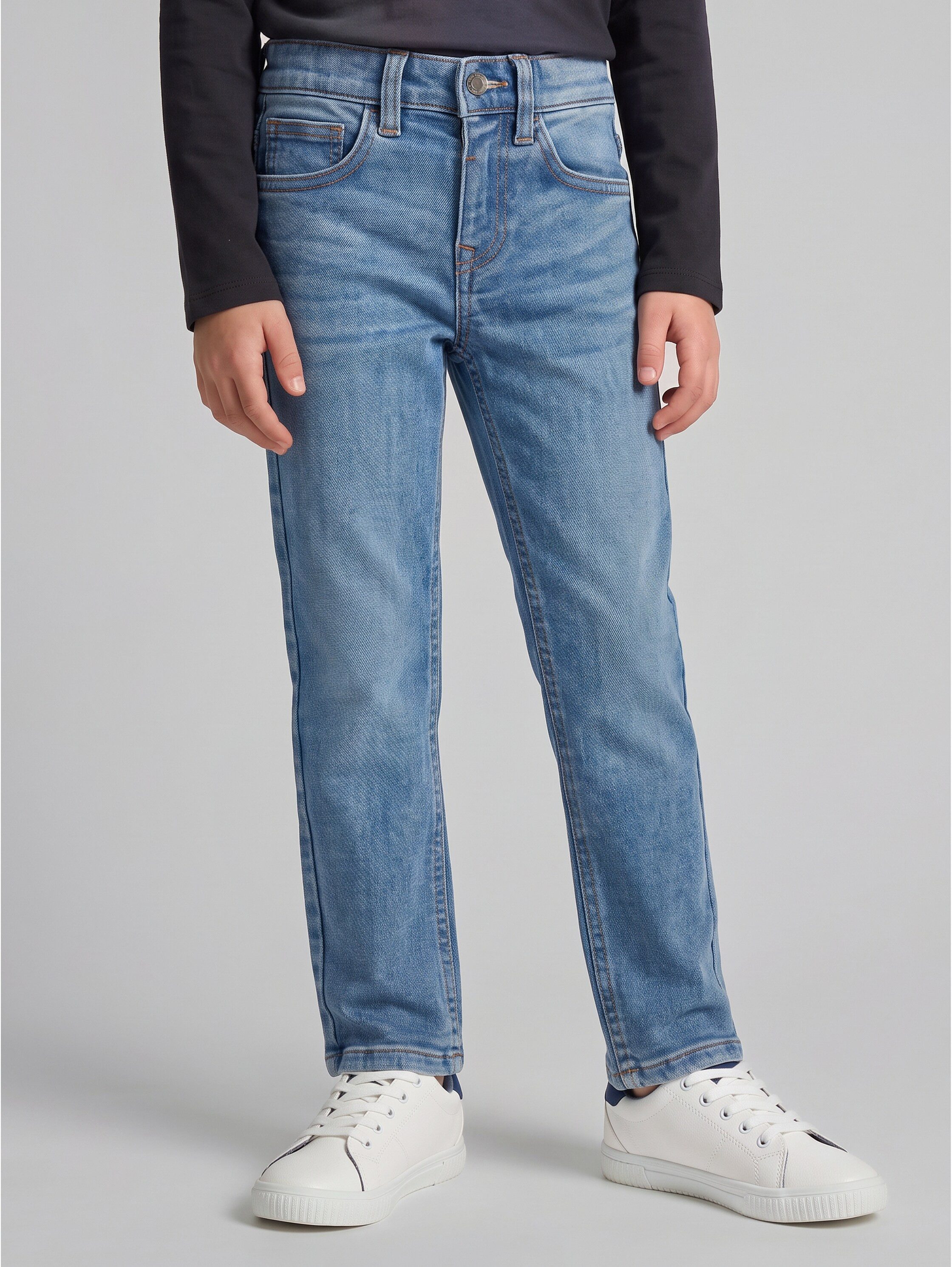 TOM TAILOR Weite Jeans mit Stone-Optik