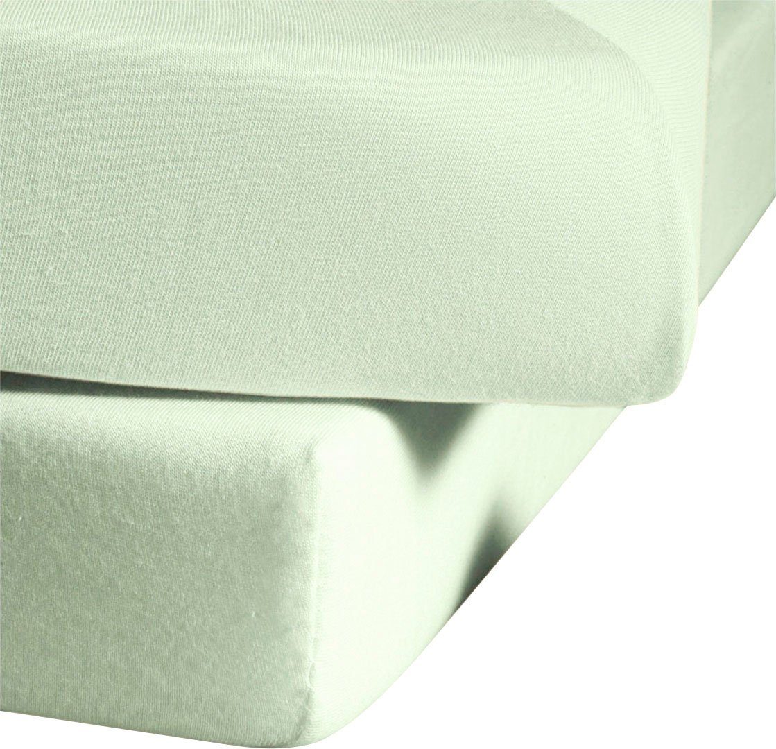 fleuresse Spannbettlaken Ines hochwertiger Jersey aus reiner Baumwolle, Jer günstig online kaufen