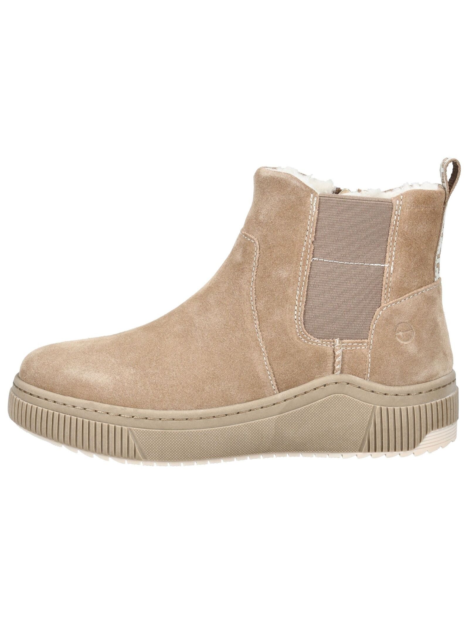 Tamaris Stiefelette Veloursleder/Textil . Stiefelette (1-tlg)