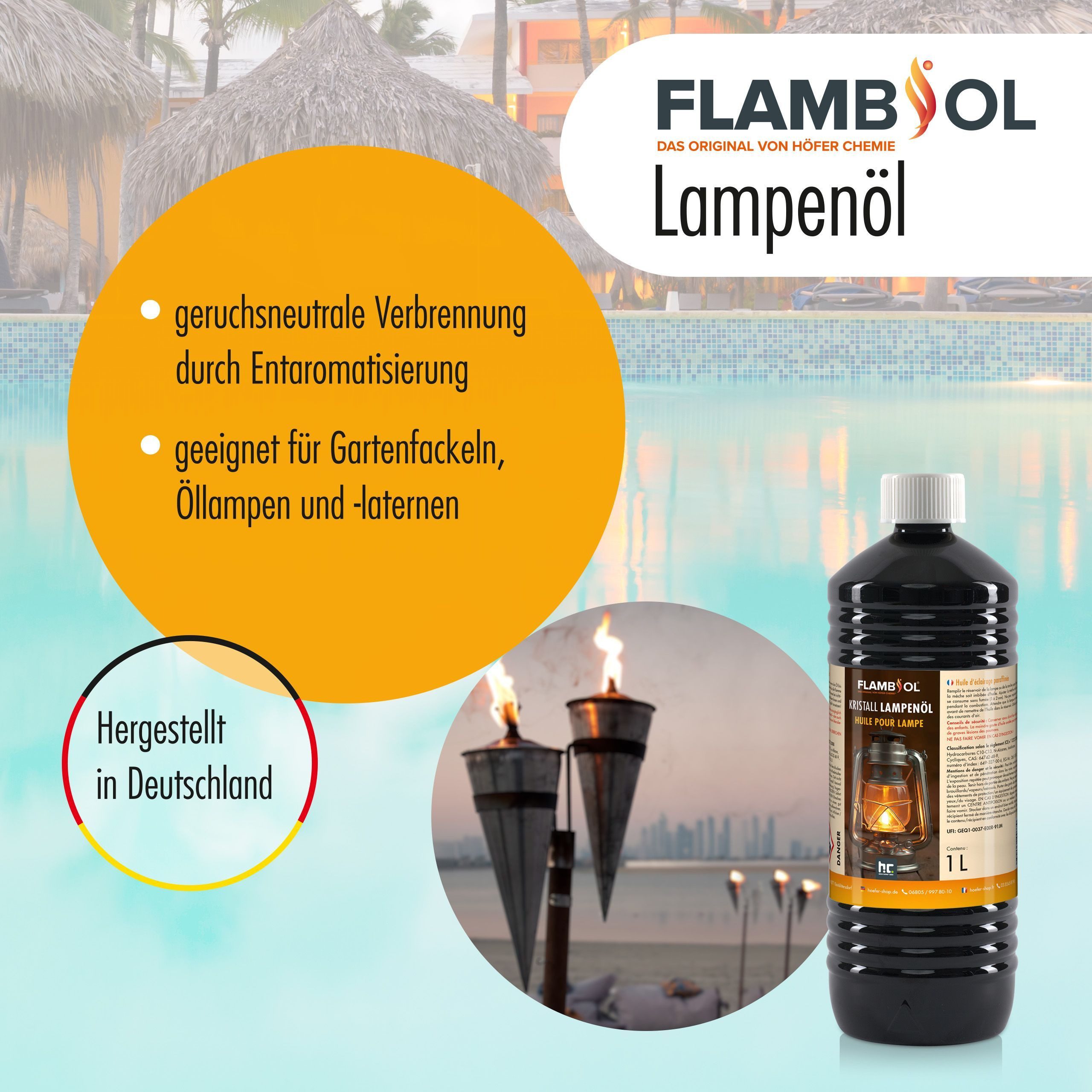 Höfer Chemie GmbH Lampenöl 1 L günstig online kaufen