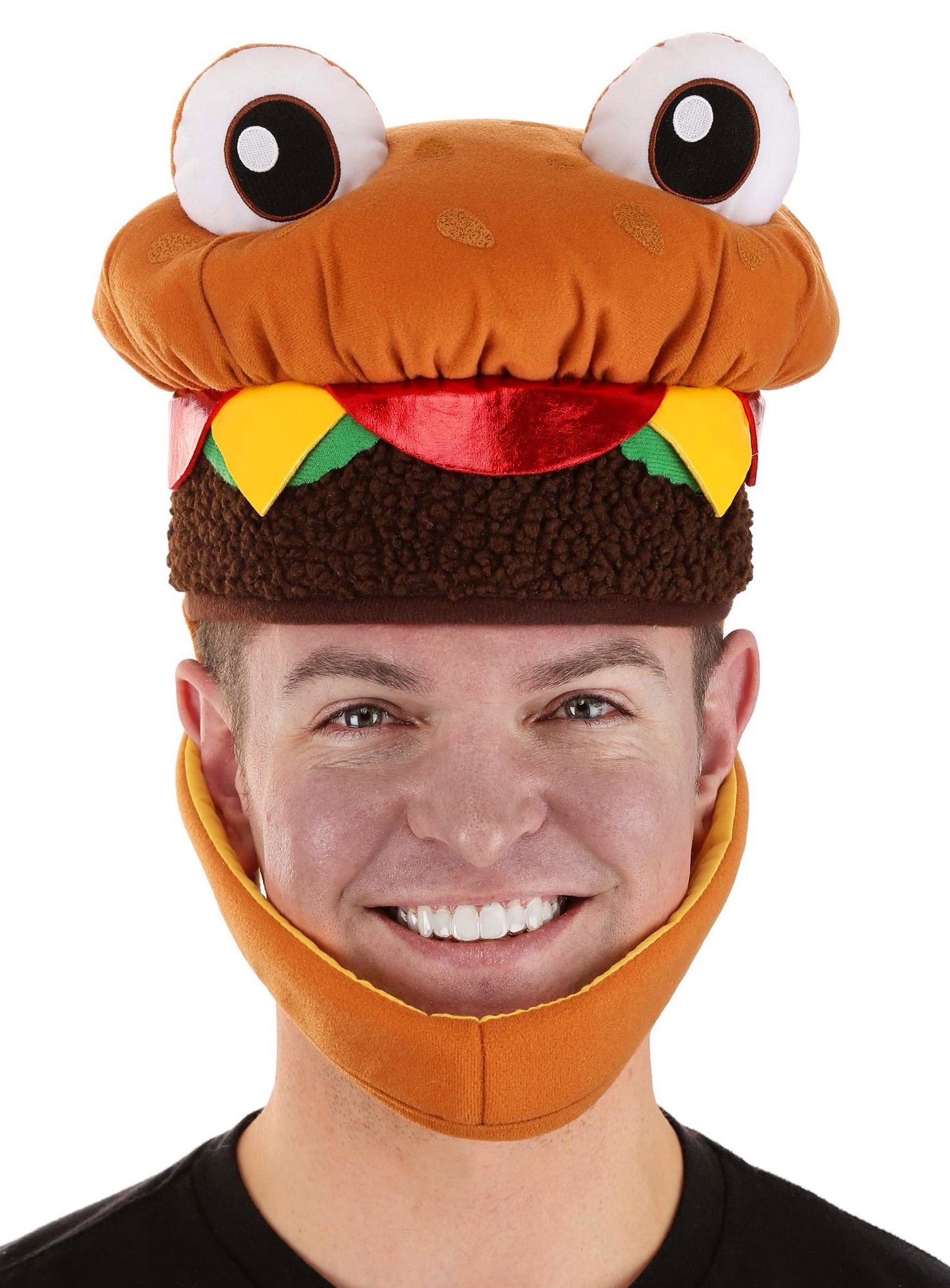 Elope Kostüm Cheeseburger Mütze, Du bist der King aller Burgerbrötchen!