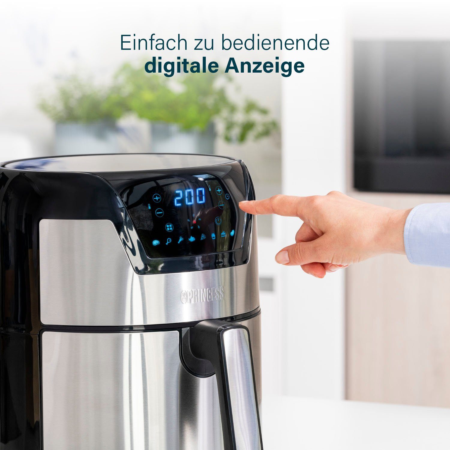 PRINCESS Heißluftfritteuse 182026, 1500 W