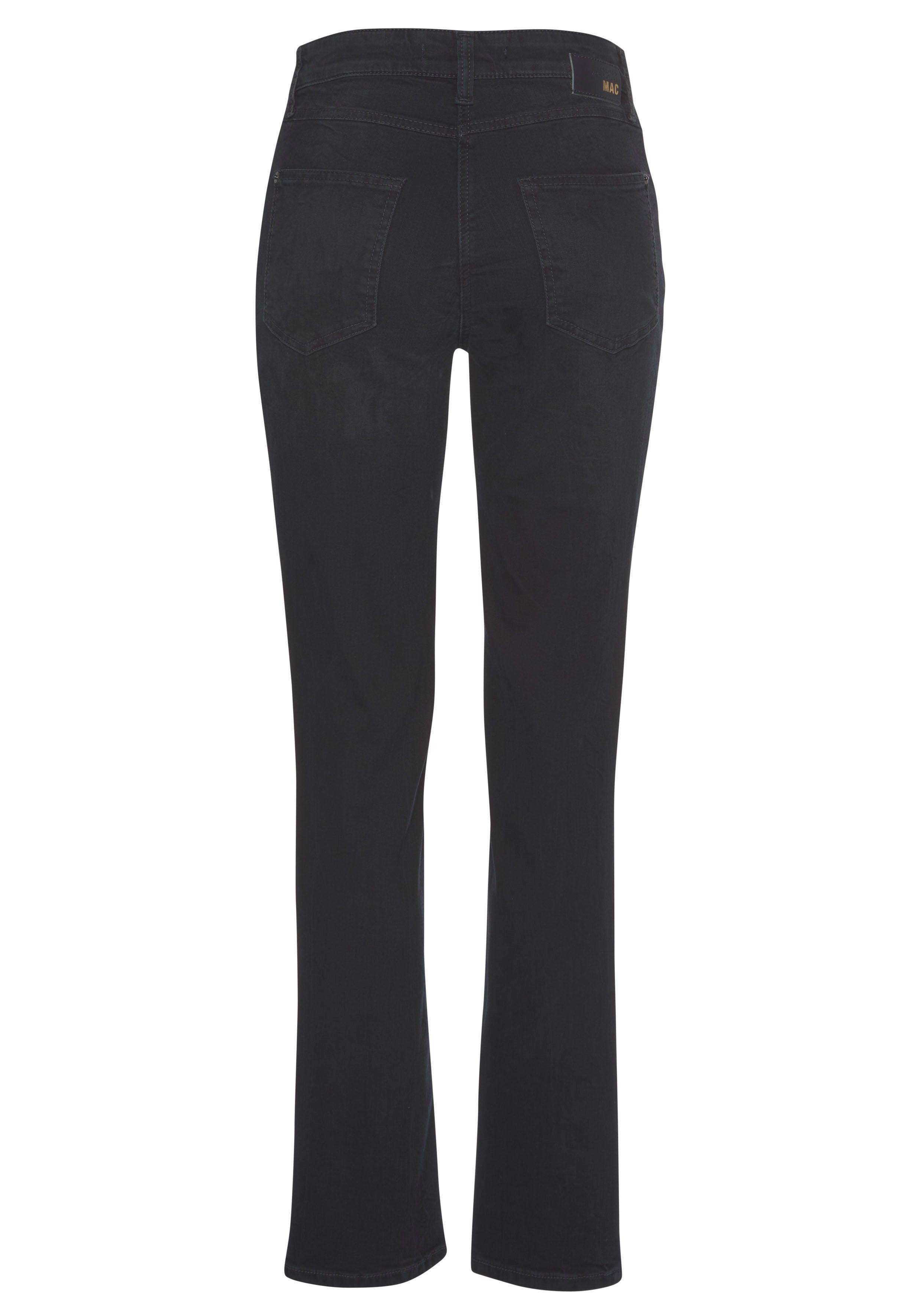 Stretch-Jeans black dark night Gerade geschnitten blue Melanie MAC