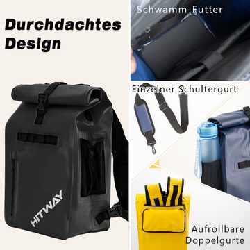HITWAY Fahrradtasche, Wasserdichtes, 30L Gepäckträgertasche mit Reflektoren und Tragegriff