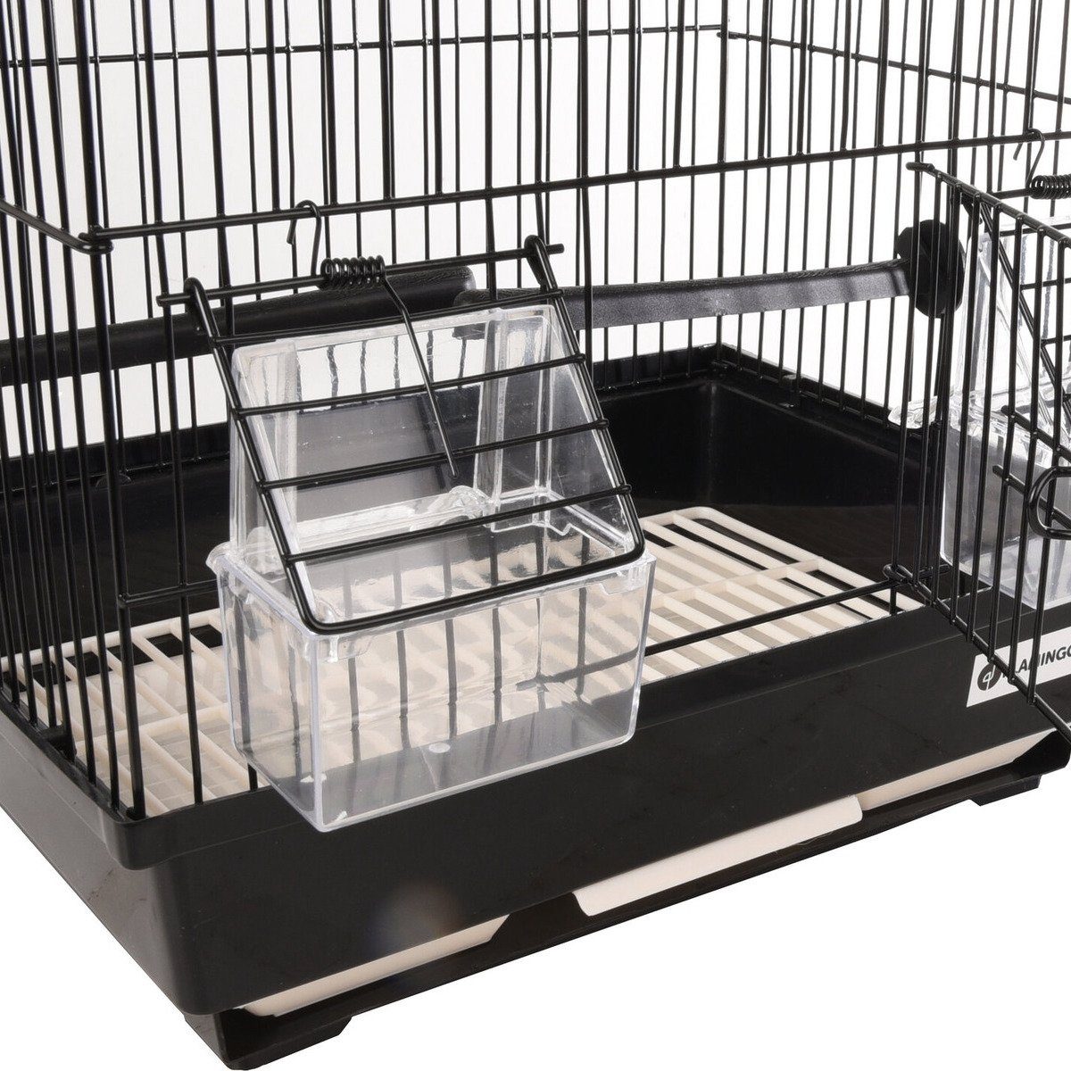 Flamingo Vogelkäfig Vogelkäfig Dolak 1 schwarz günstig online kaufen