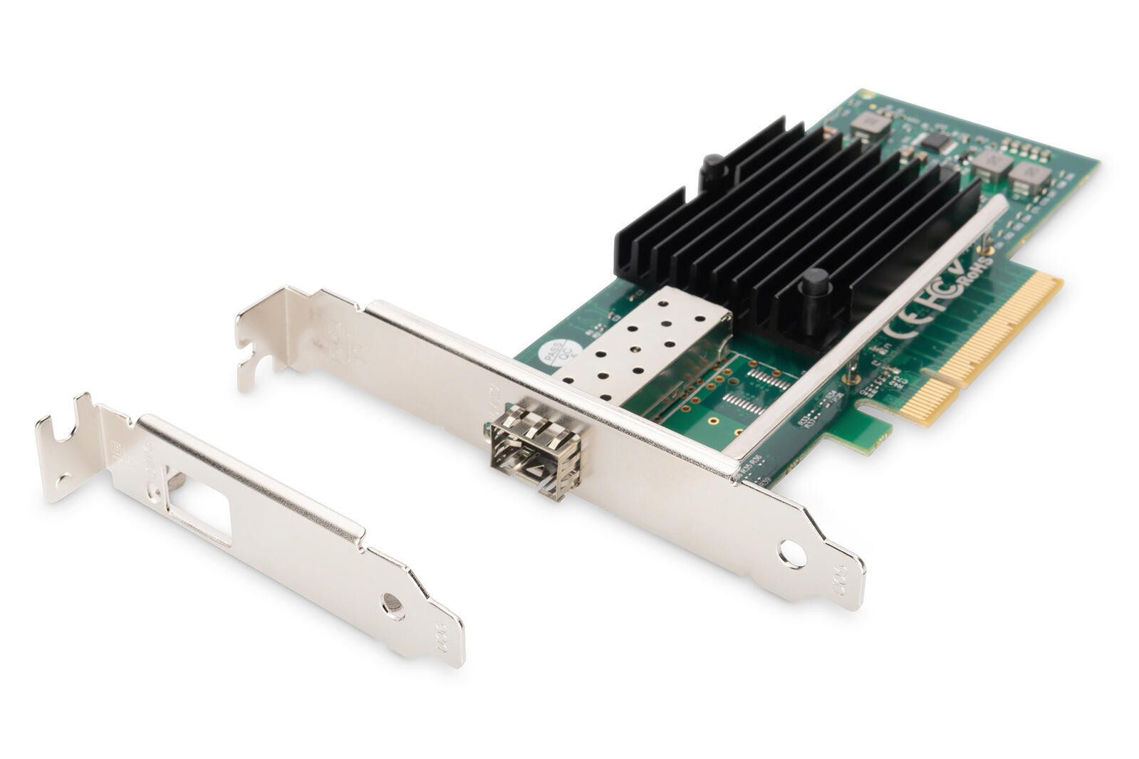 Digitus WLAN-Modul Single Port 10 Gigabit Ethernet Netzwerkkarte, SFP