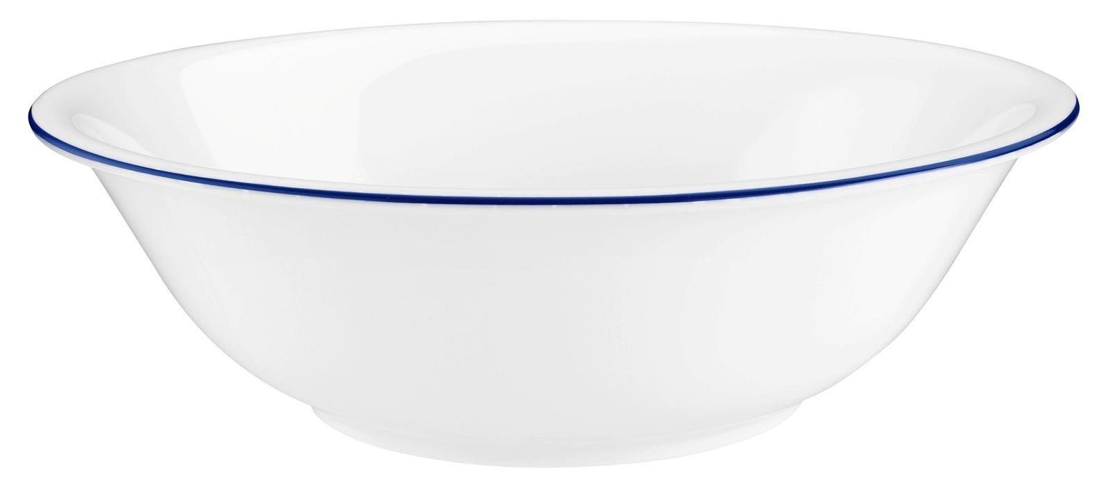 Seltmann Weiden Schüssel Seltmann Weiden Compact Blaurand Schüssel 23cm, Porzellan, (Packung)