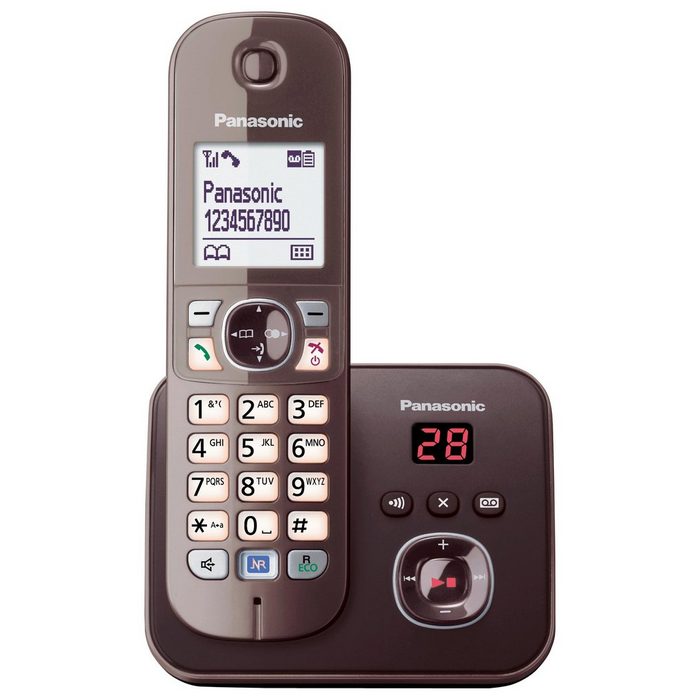 Panasonic KX-TG6821G Schnurloses DECT-Telefon (Mobilteile: 1 mit Anrufbeantworter)