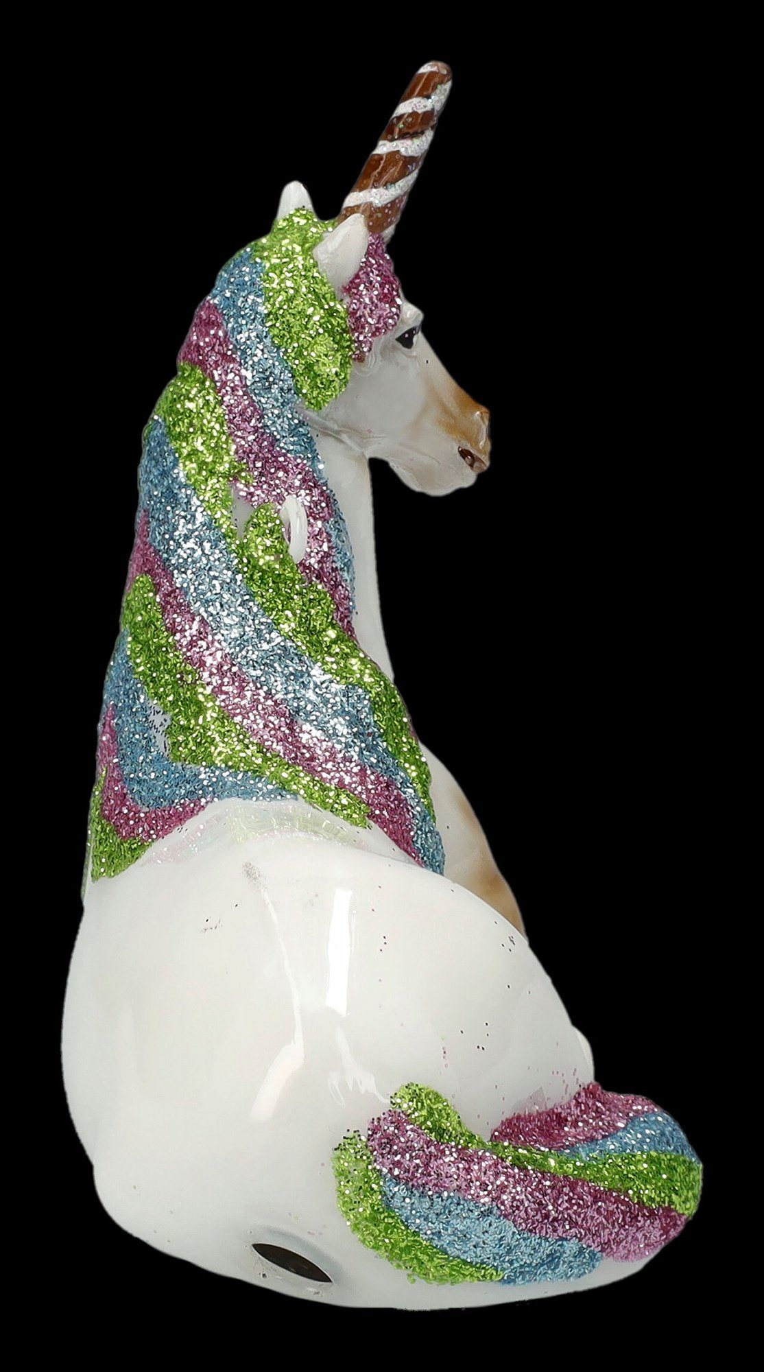 Weihnachtsdeko Shop - Fantasy Einhorn Figuren (1-tlg) Christbaumkugel Weihnachtskugel GmbH Christbaumschmuck -