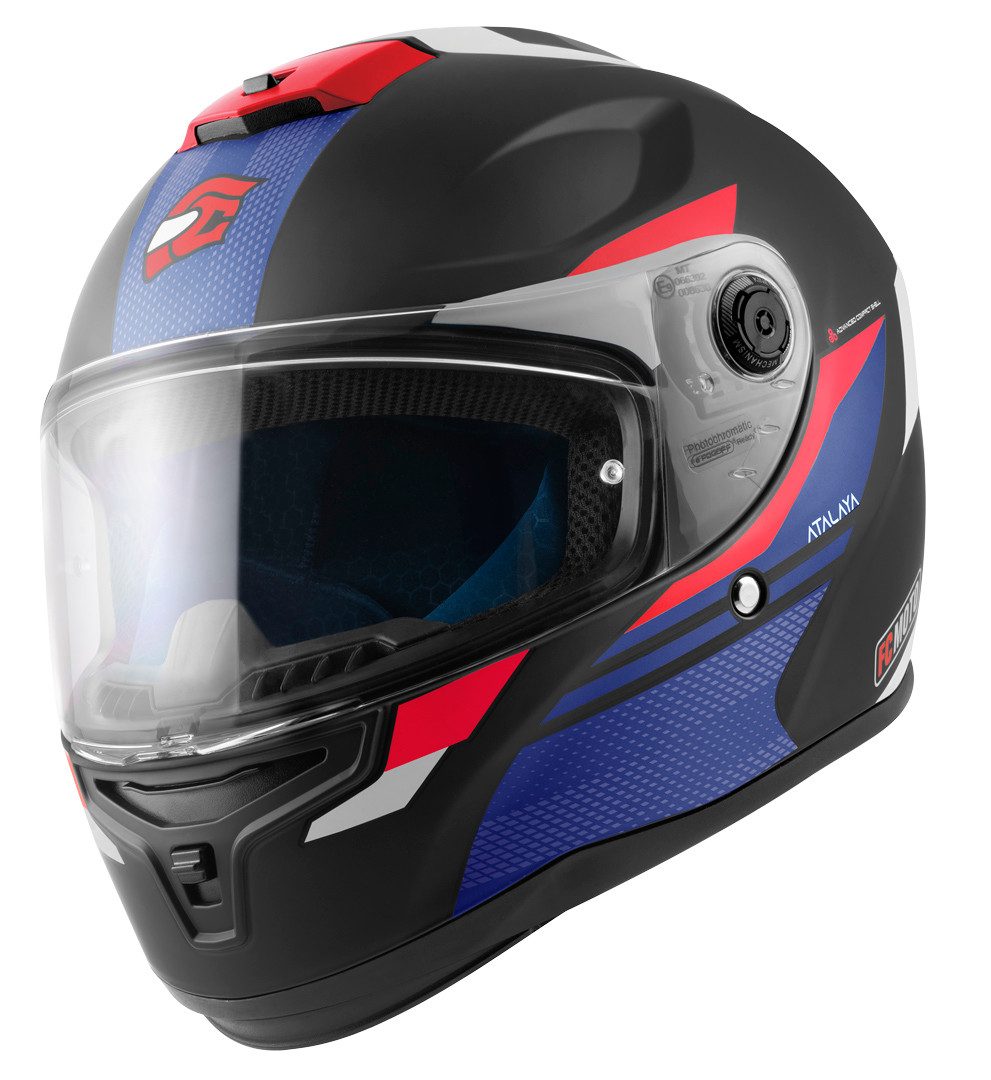 FC-Moto Motorradhelm FF114B Zeron Helm, Vorbereitet Für Pinlockscheibe,herausnehmbares Innenfutter