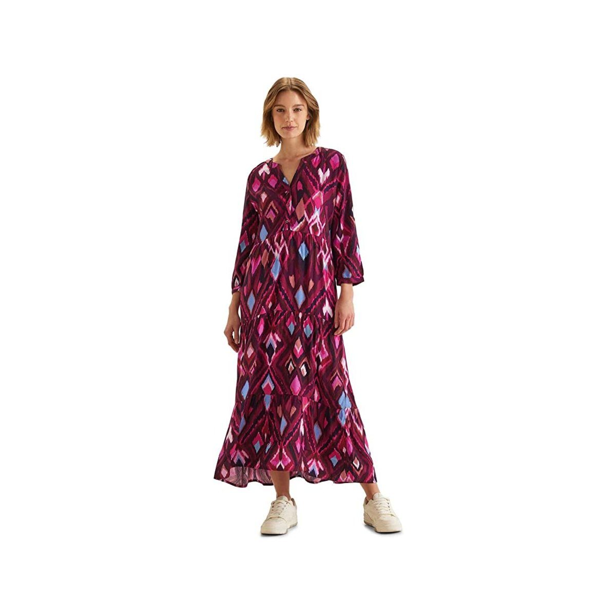 Jerseykleid Cocktailkleid für Damen in burgundy