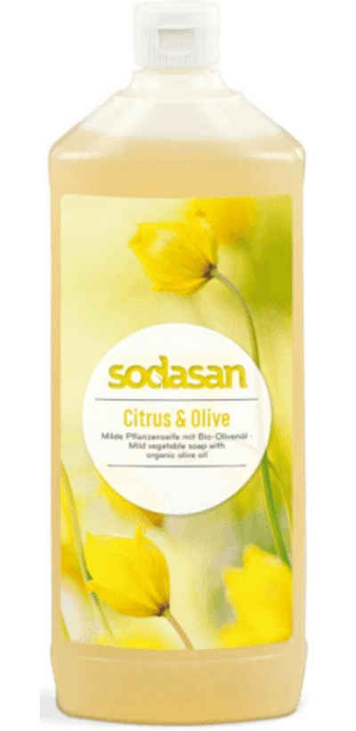 Sodasan Flüssigseife »SODASAN Flüssigseife Citrus u. Olive 1 Liter«