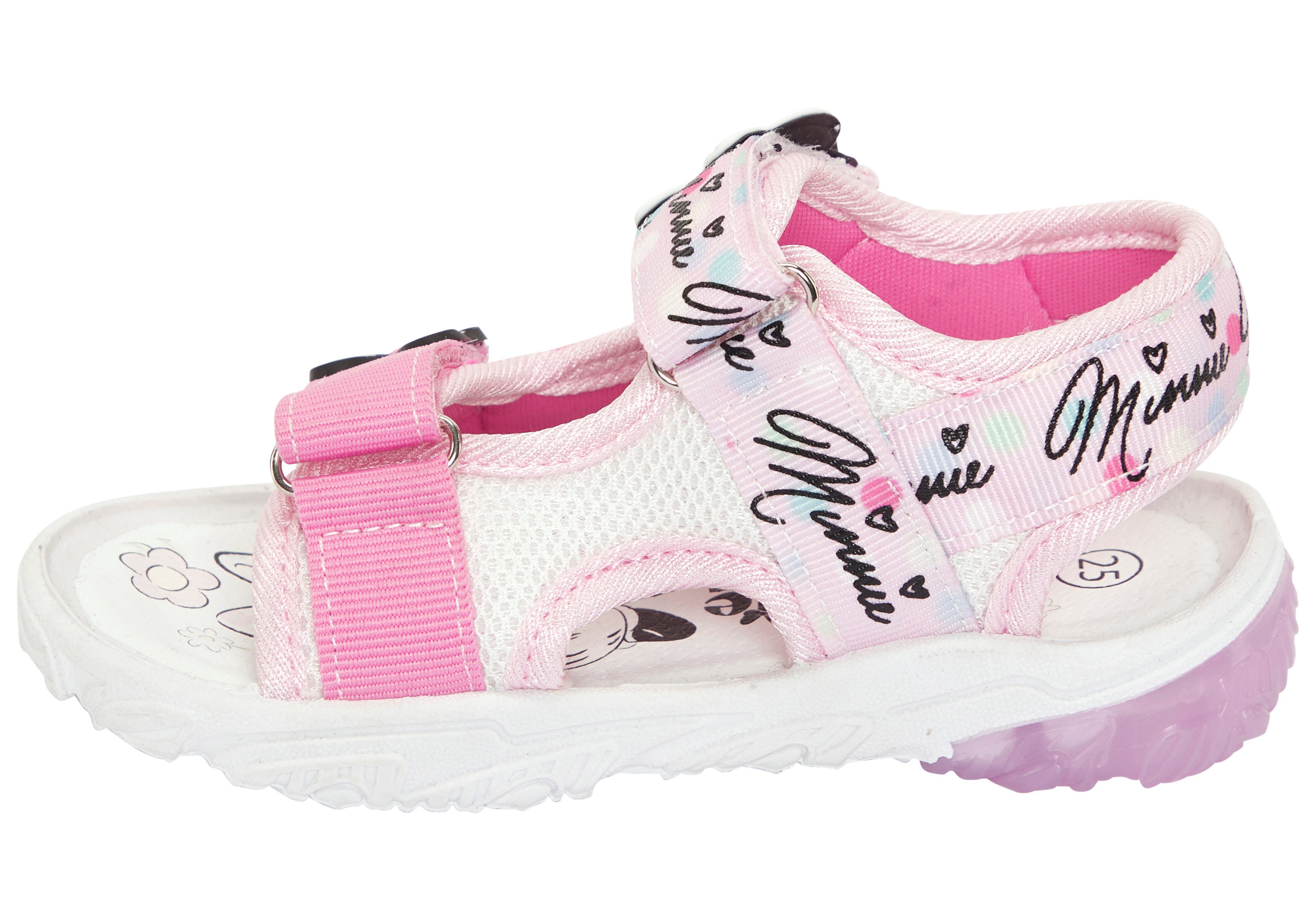 Disney MINNIE Sandale mit cooler Blinkfunktion