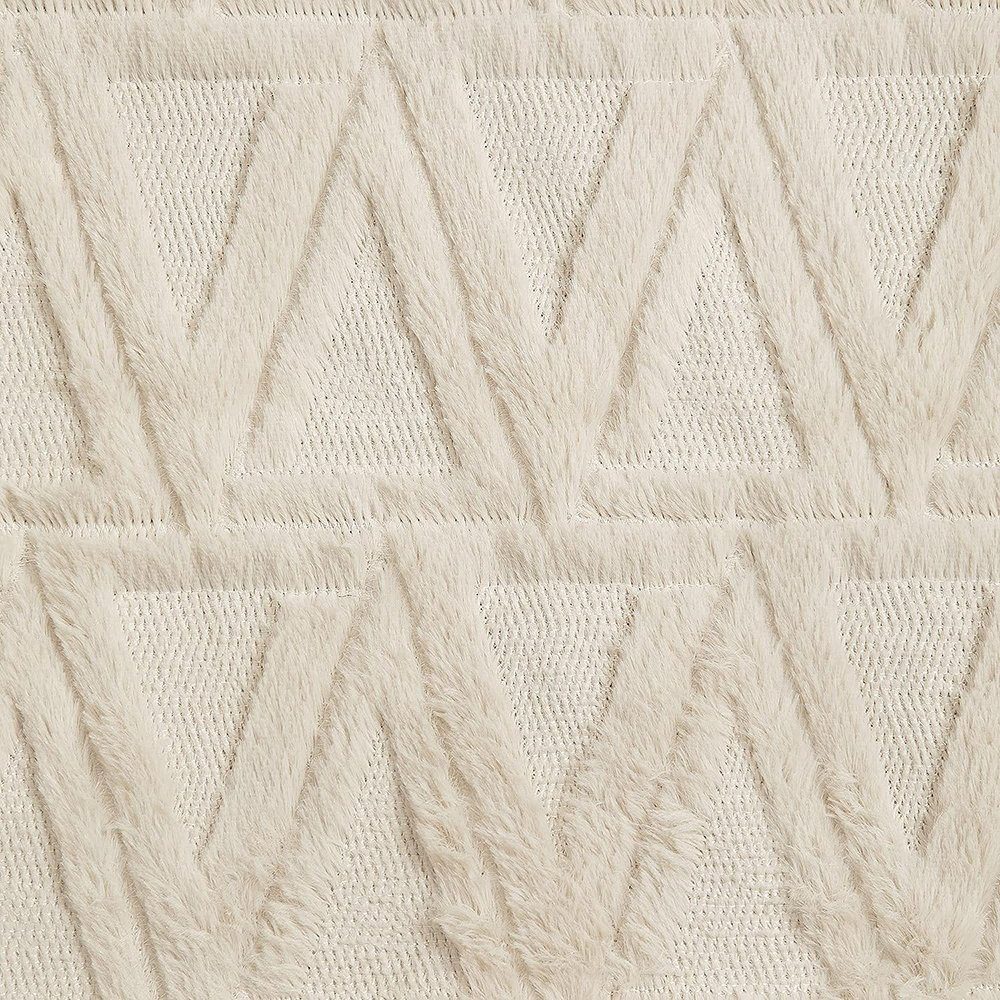 Wolle Kissenbezug Houhence Beige( 40*40cm) 40x40cm Dekokissen Dreieck, Sofakissen 2er-Set Kissenbezug