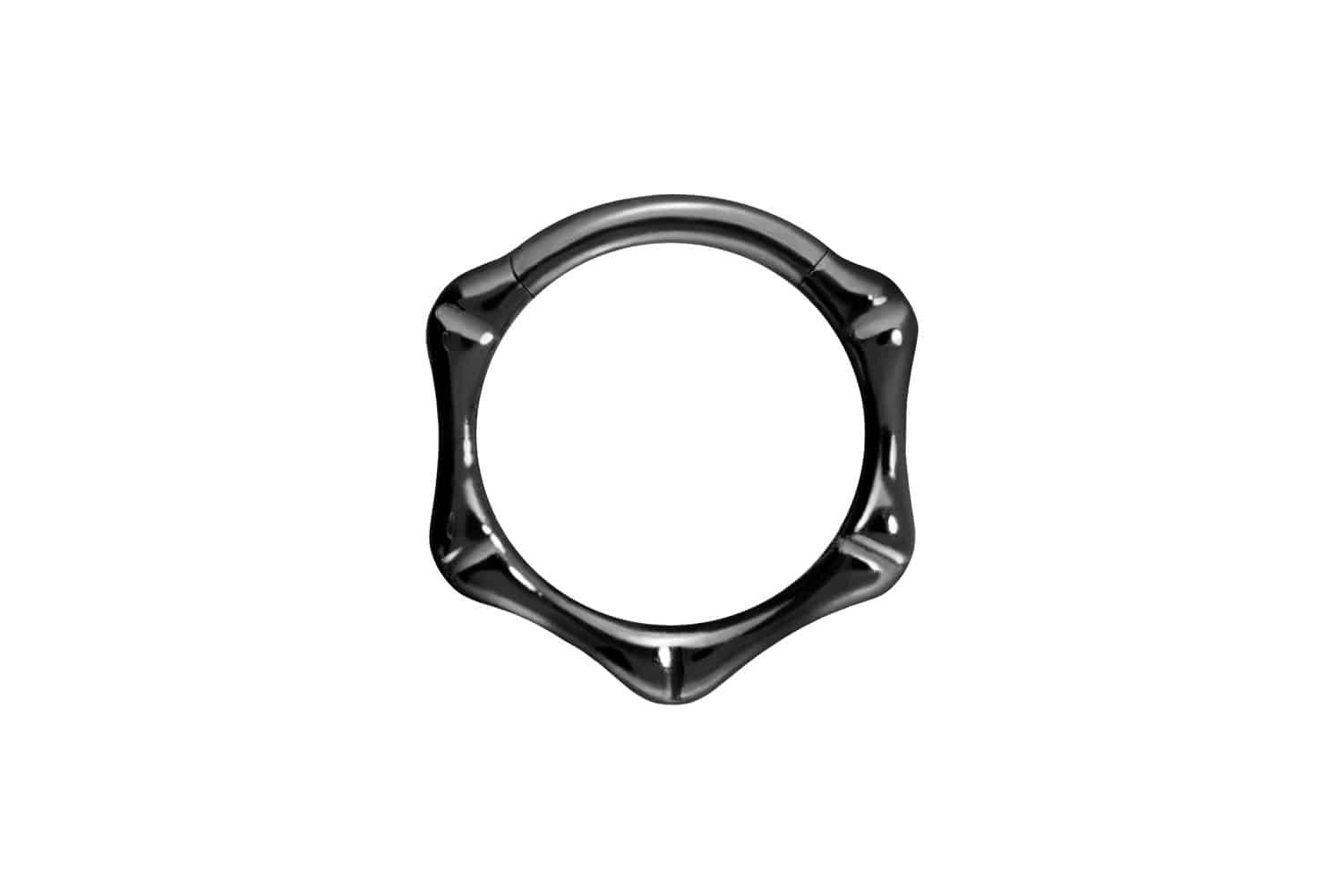 Piercing-Set Titan Segmentring Clicker KNOCHEN