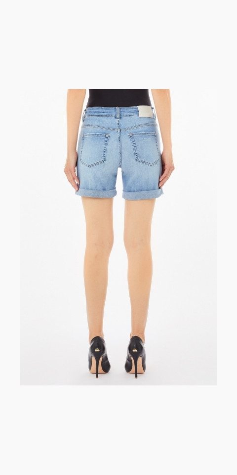 Liu Jo Shorts – Hellblaue Denim-Shorts im lässigen Look