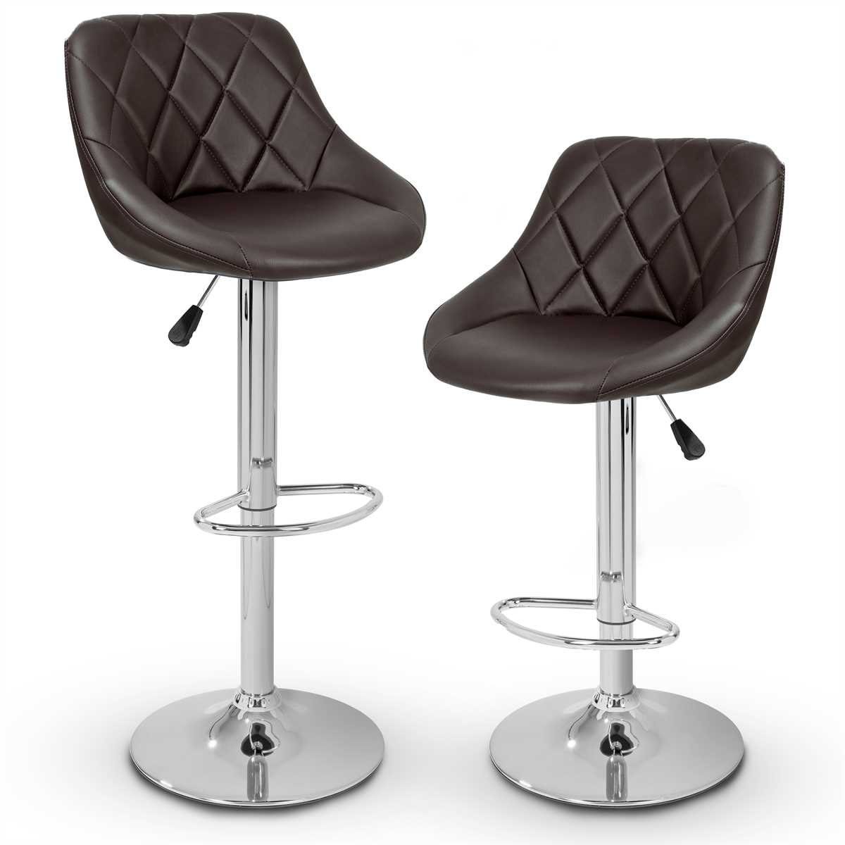 TRESKO Barhocker, 2er Set Barhocker mit Lehne - Barstuhl höhenverstellbar - günstig online kaufen