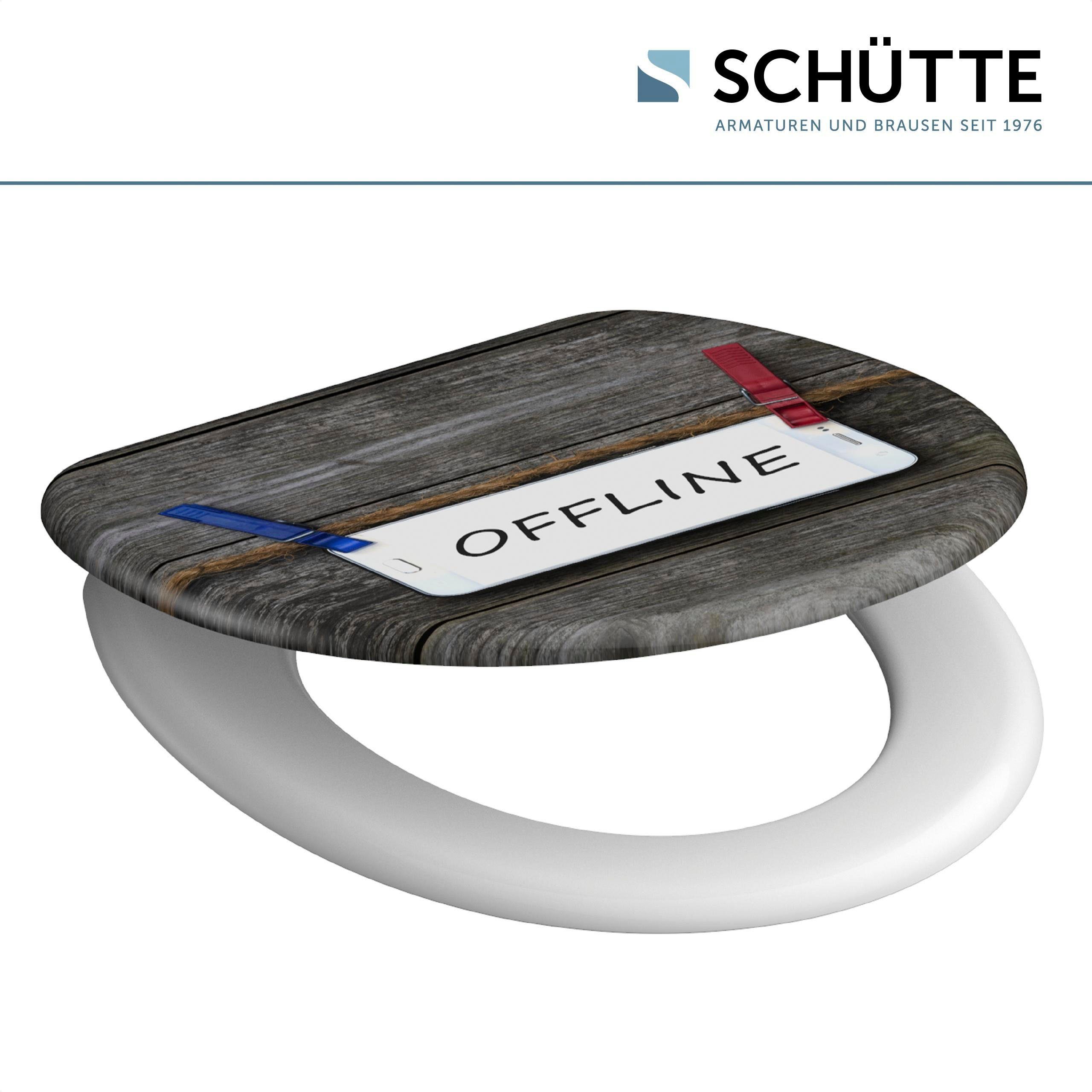 Schütte WC-Sitz Offline, Duroplast, mit Absenkautomatik günstig online kaufen