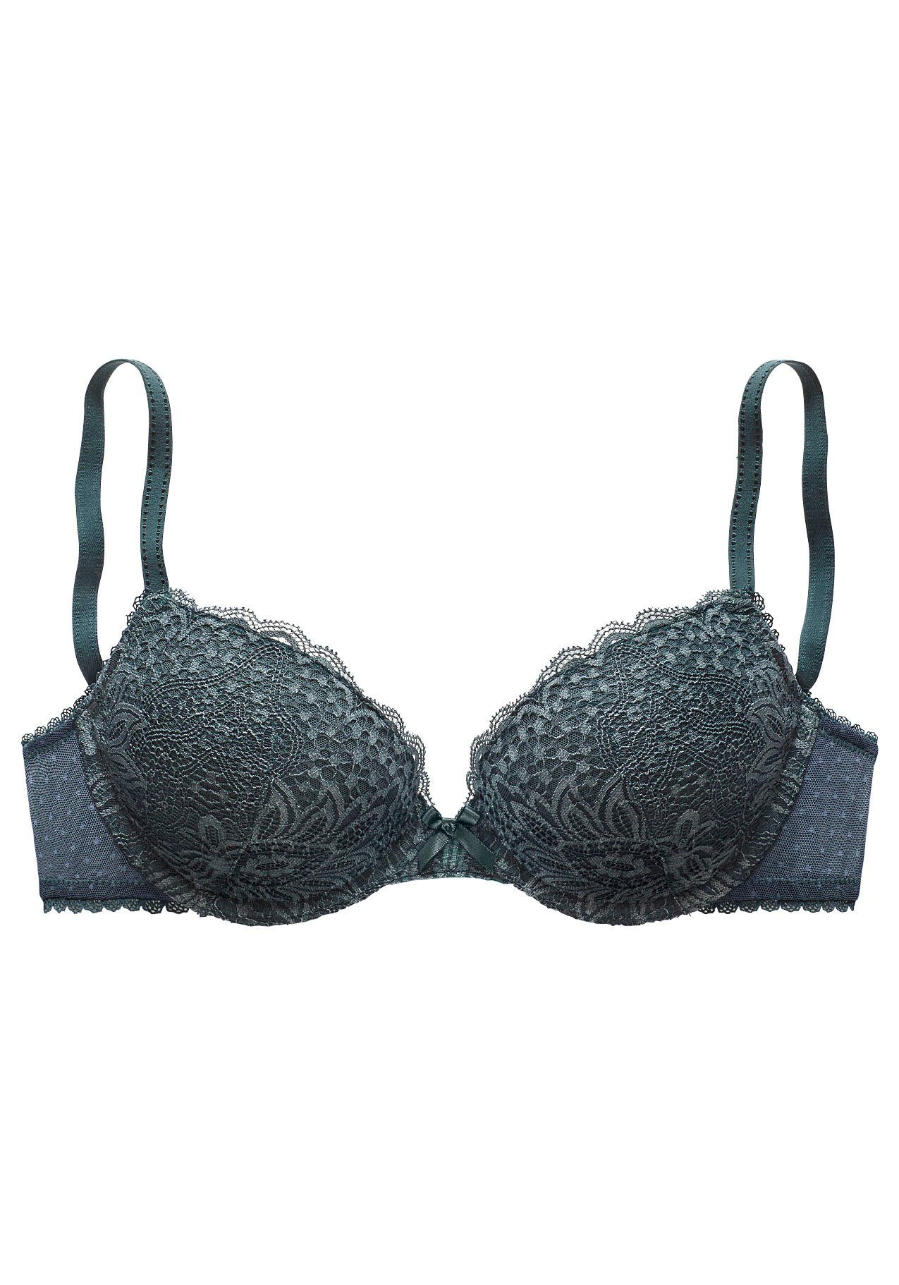 Vivance Push-up-BH rundherum mit floraler Spitze, Dessous. € 32,99