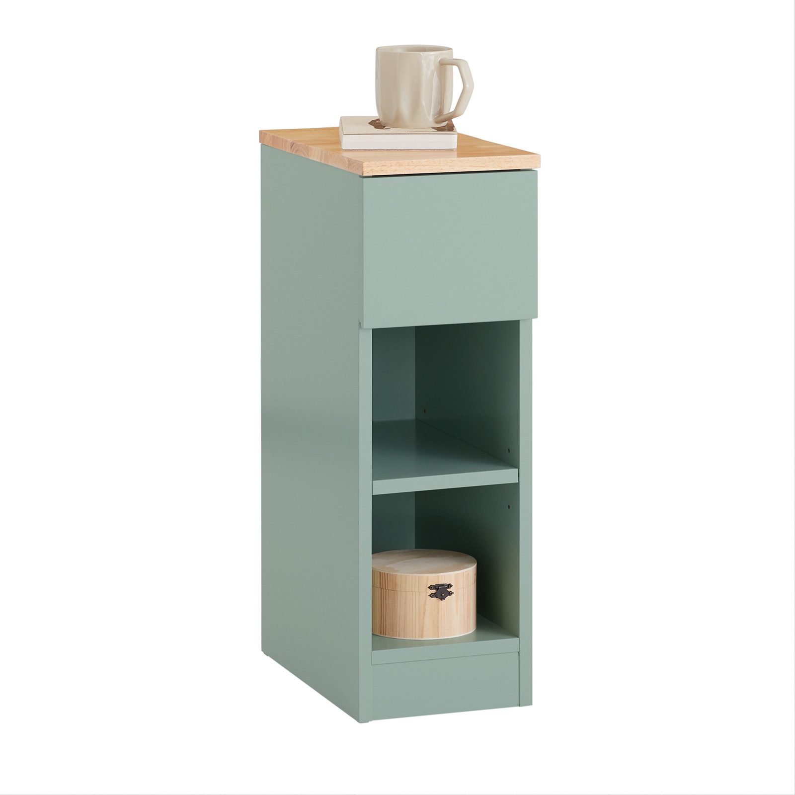 SoBuy Nachttisch FBT111, Beistelltisch mit Schublade und Ablage, Nightstand günstig online kaufen