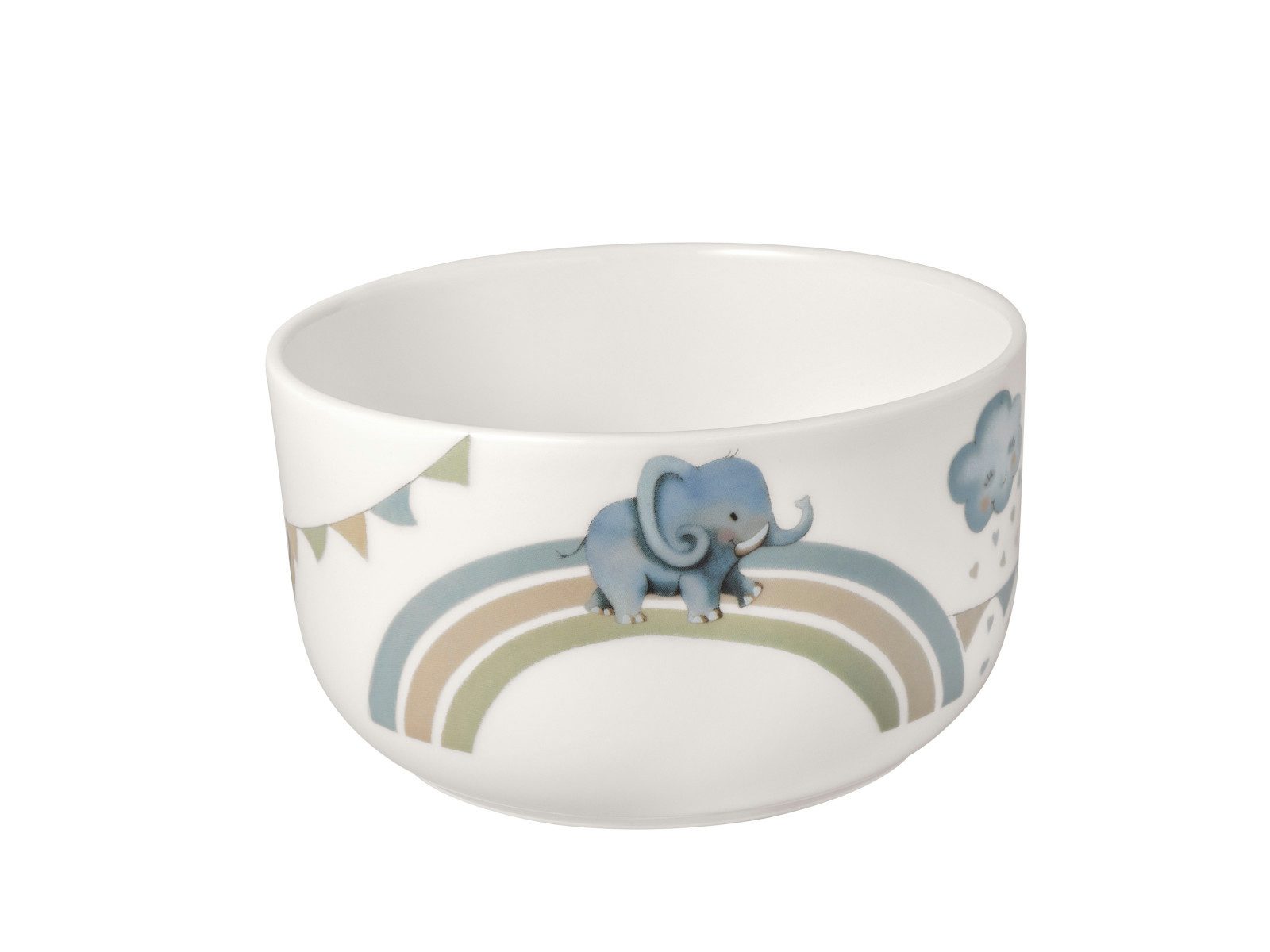Villeroy & Boch Müslischale Walk like an Elephant Kindermüslischale 12,5cm, Premium Porcelain, (Kindergeschirre)