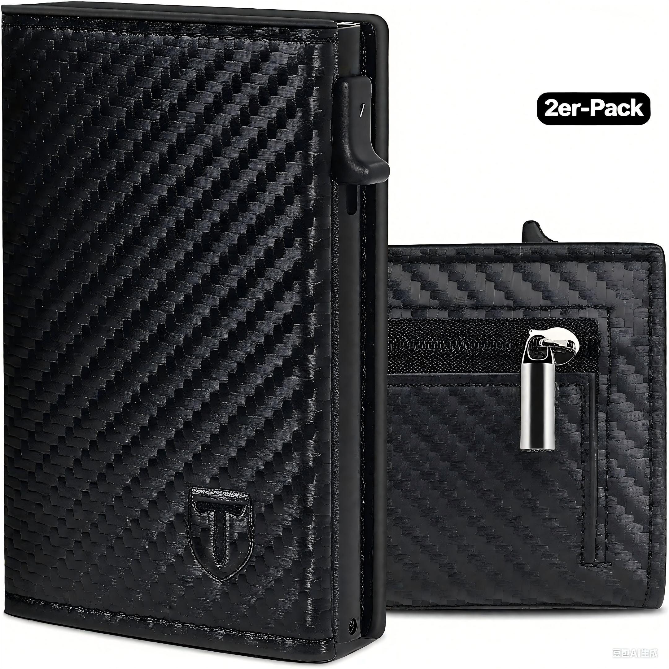 TEEHON Geldbörse Geldbeutel Herren, Slim Wallet mit Münzfach (Kartenetui mi günstig online kaufen