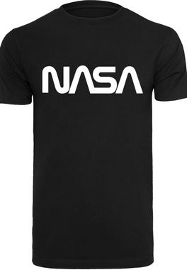 F4NT4STIC T-Shirt NASA Modern Logo Black Herren,Premium Merch,Regular-Fit,Basic,Bedruckt