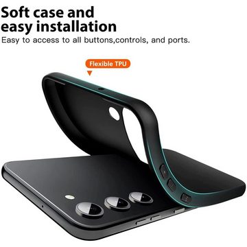 CoolGadget Handyhülle Black Series Handy Hülle für Samsung Galaxy S23 6,1 Zoll, Edle Silikon Schlicht Robust Schutzhülle für Samsung S23 5G Hülle