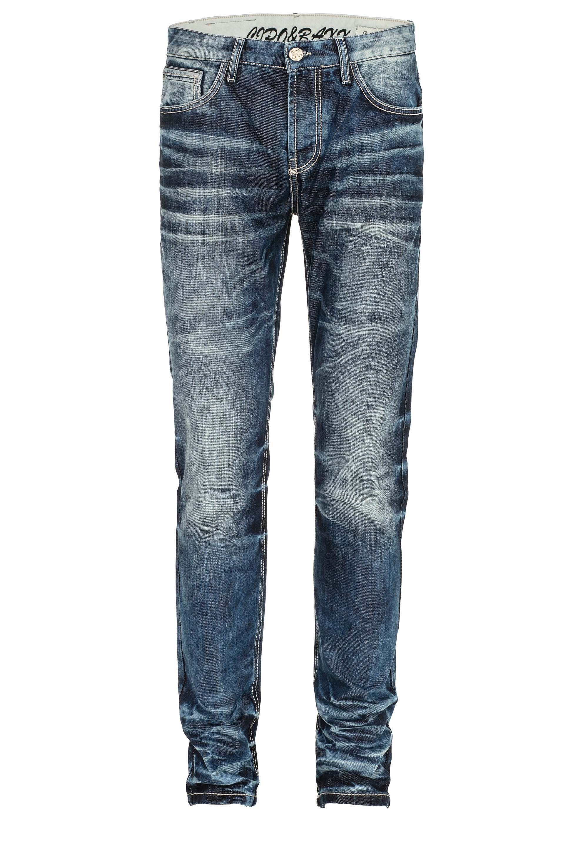 Herren Jeans Cipo & Baxx Bequeme Jeans in Regular Fit