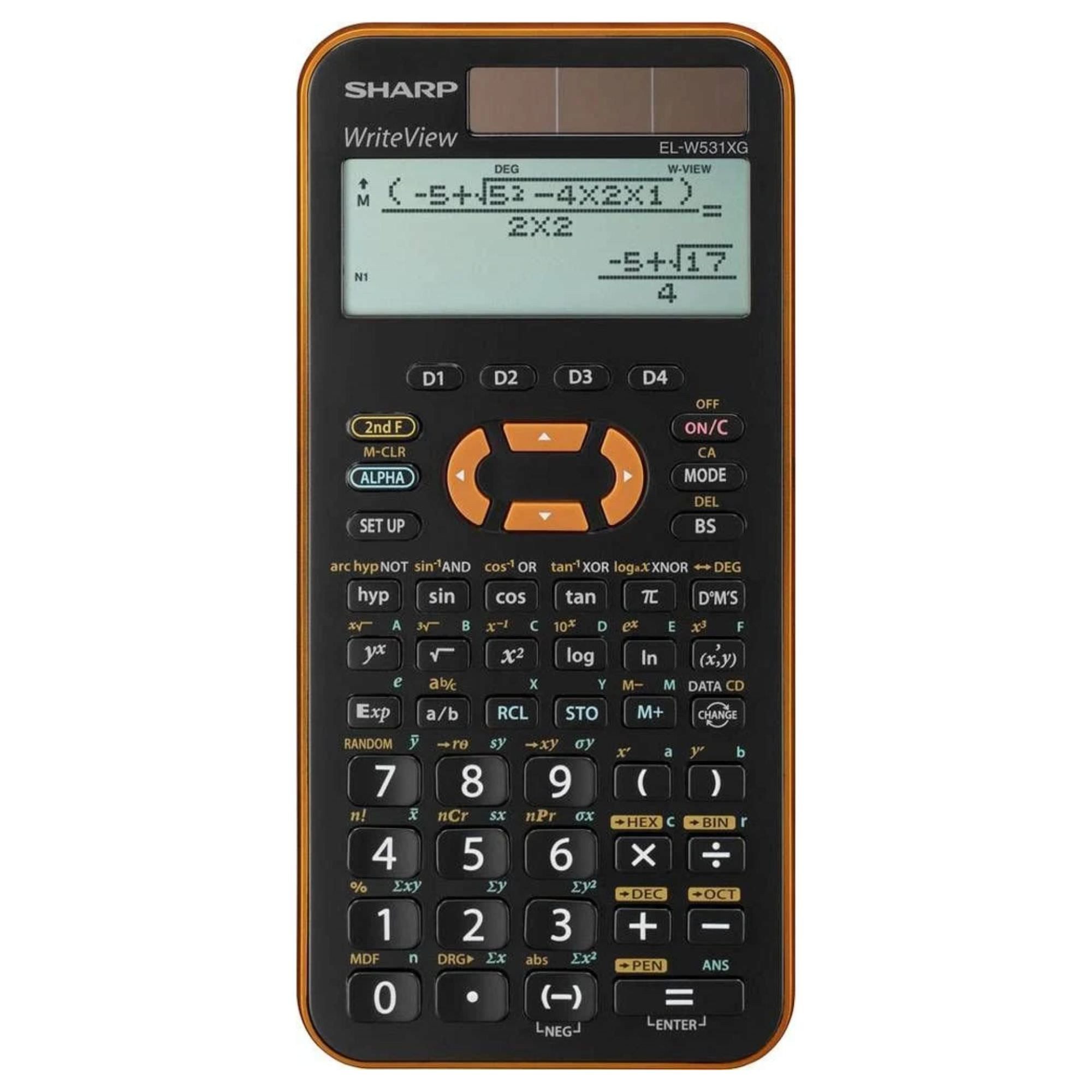 Sharp Taschenrechner Sharp EL-W531XG Orange