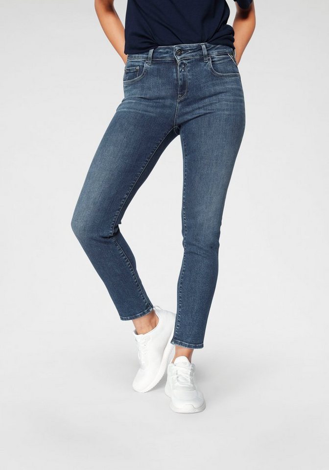 Replay Skinny-fit-Jeans »Faaby« mit dezenter Waschung im 5-Pocket-Style ...