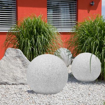 etc-shop Gartenleuchte, Leuchtmittel nicht inklusive, Gartenleuchte Außenleuchte Steckleuchte Dekolampe Kugelleuchte