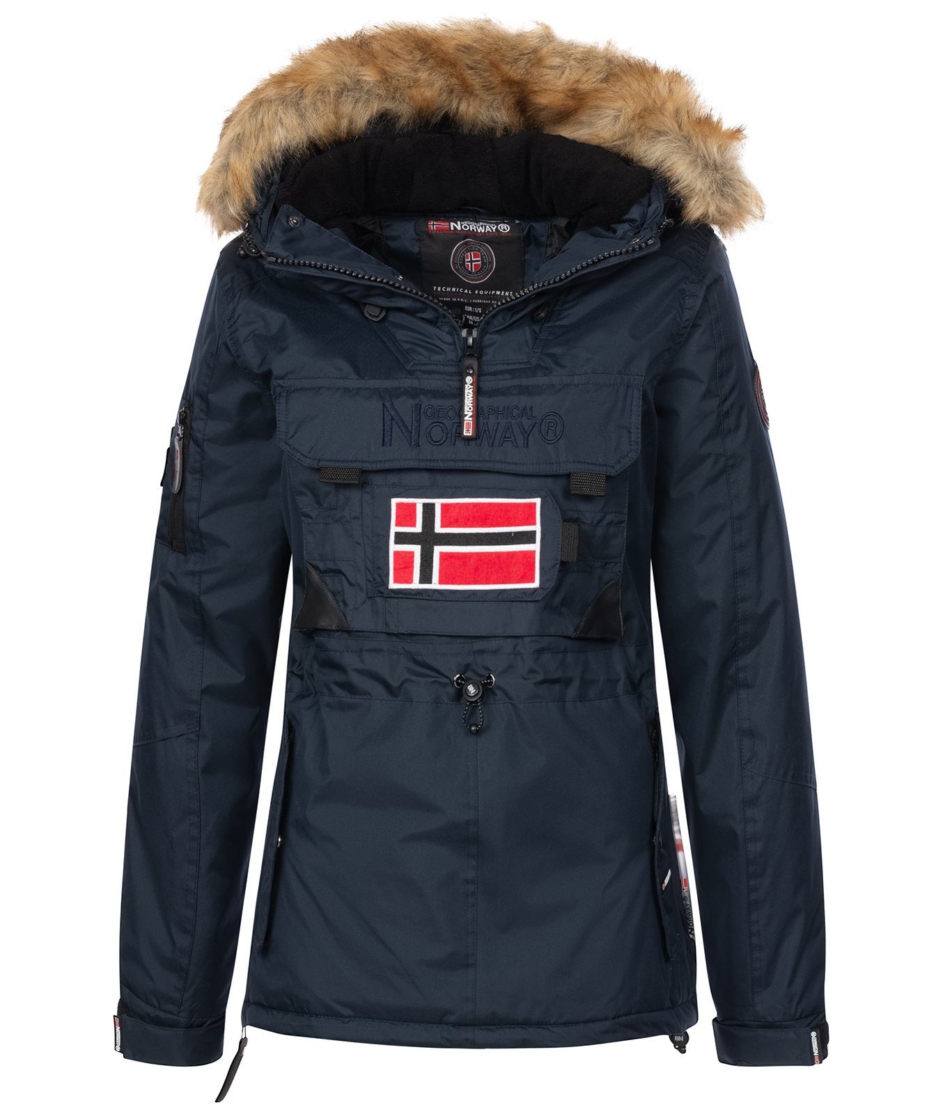 Geographical Norway Windbreaker Damen Windbreaker Schlupfjacke günstig online kaufen