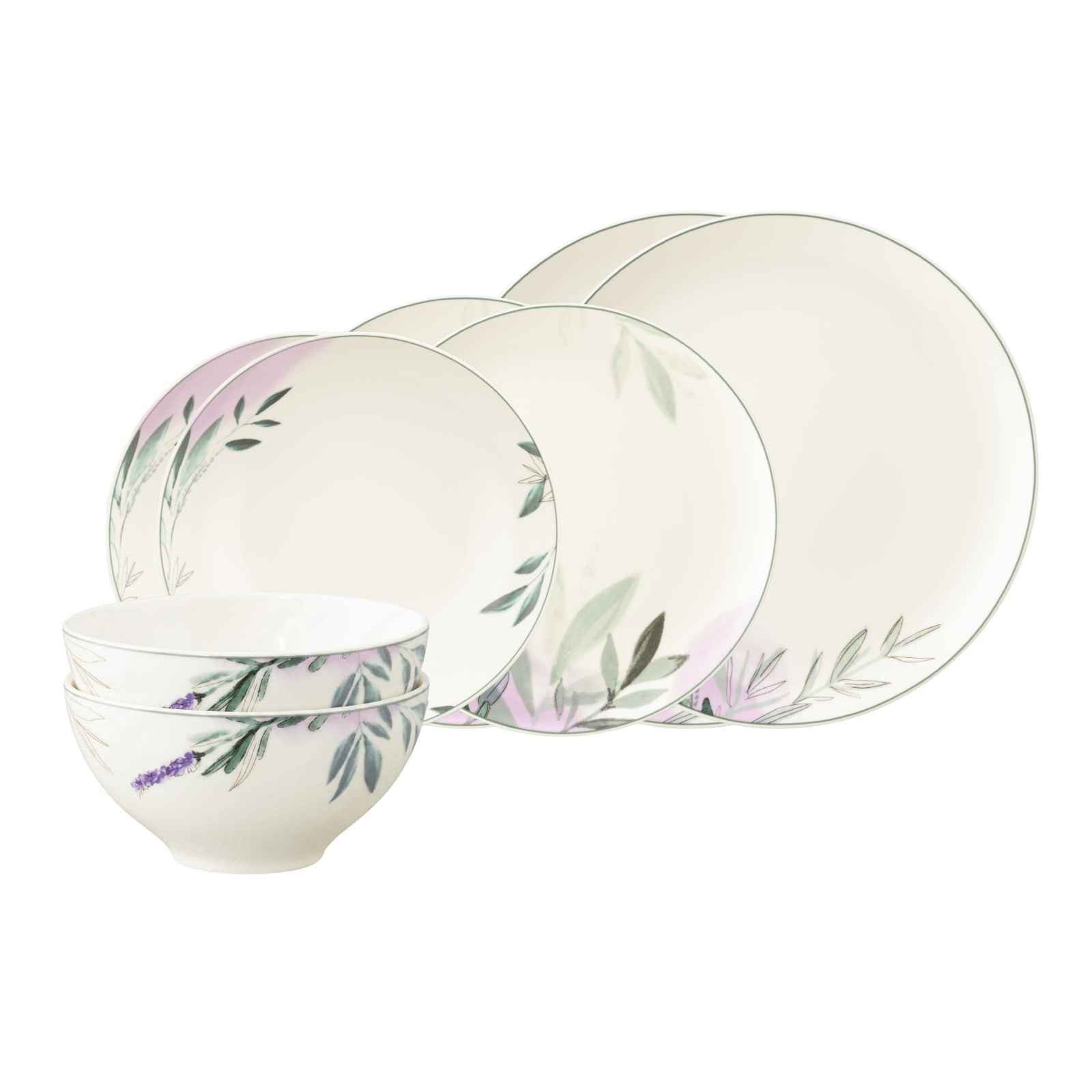 Seltmann Weiden Kombiservice Savona Provence Einsteiger-Set 8er Set (8-tlg), 2 Personen, Porzellan