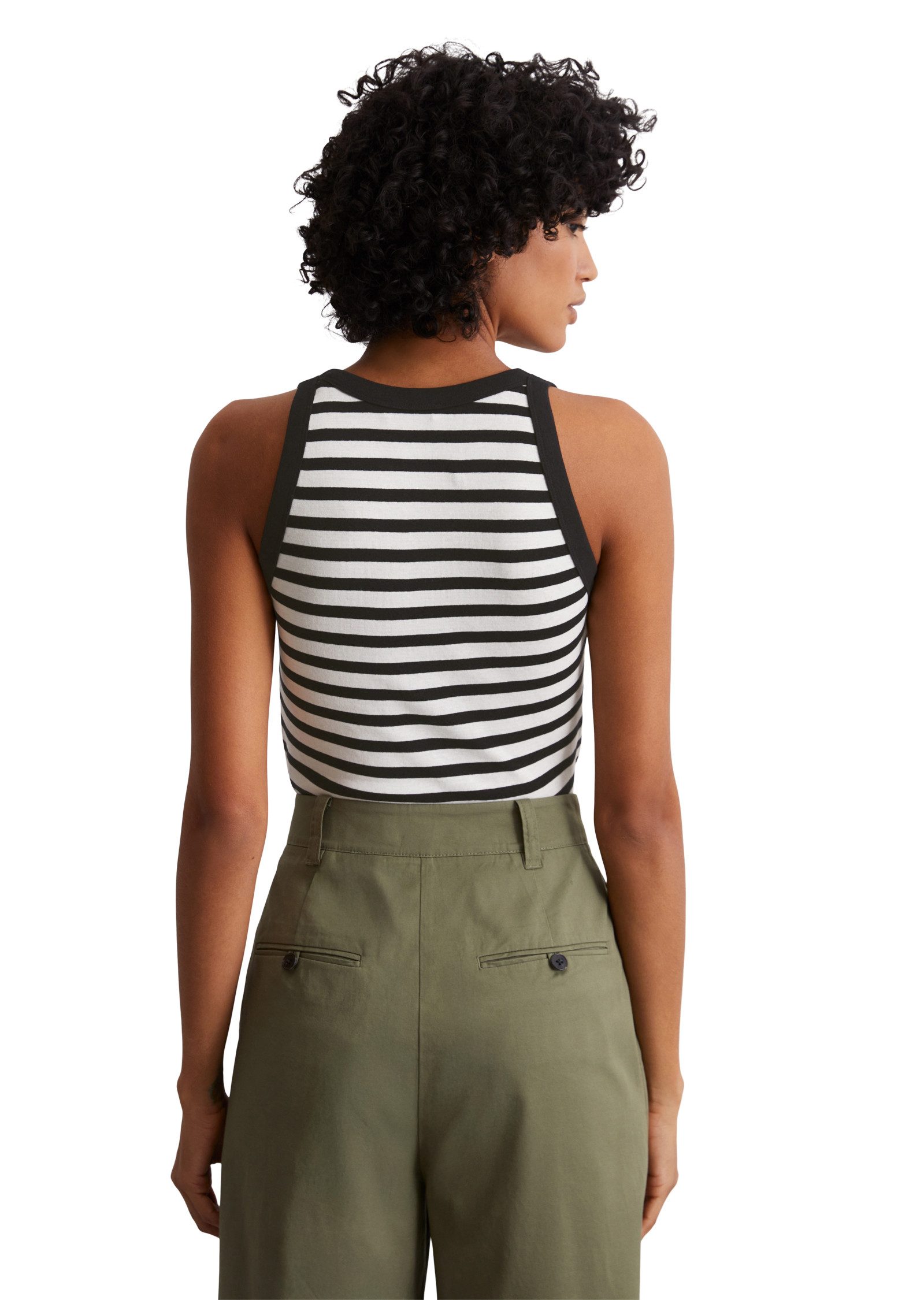 Marc O'Polo Tanktop geringelt, aus Rib-Jersey, günstig online kaufen