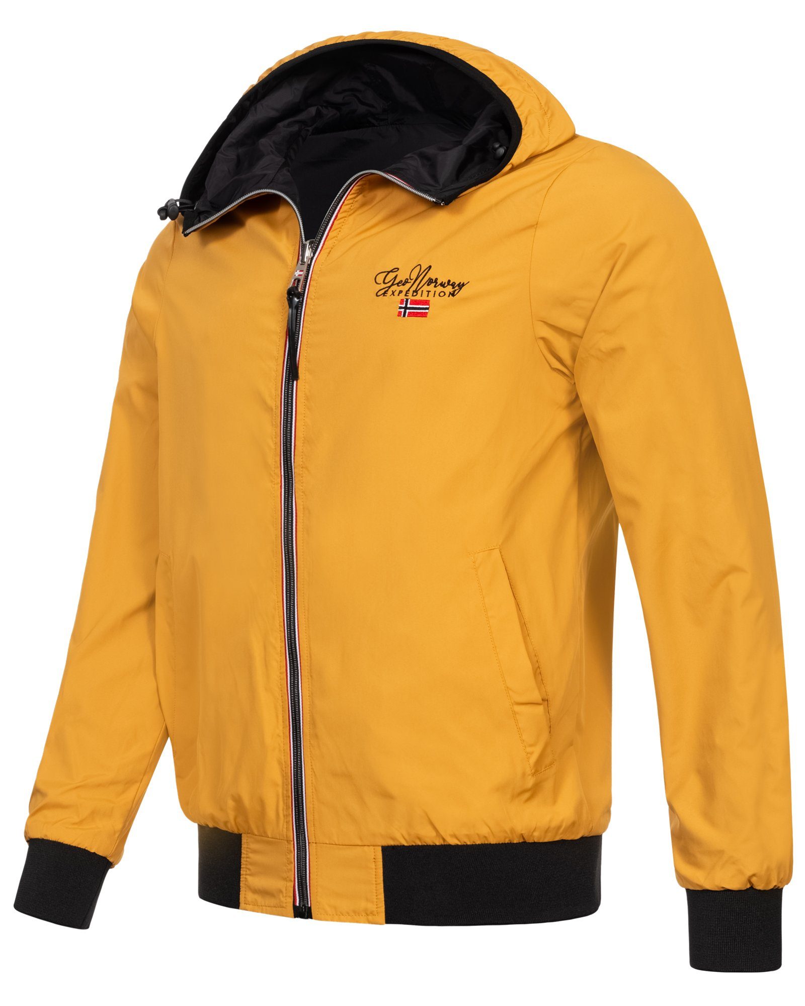 Geographical Norway Blouson Übergangsjacke Herbst Windbreaker Blouson Sommer Wende Jacke – Bild 5 von 5