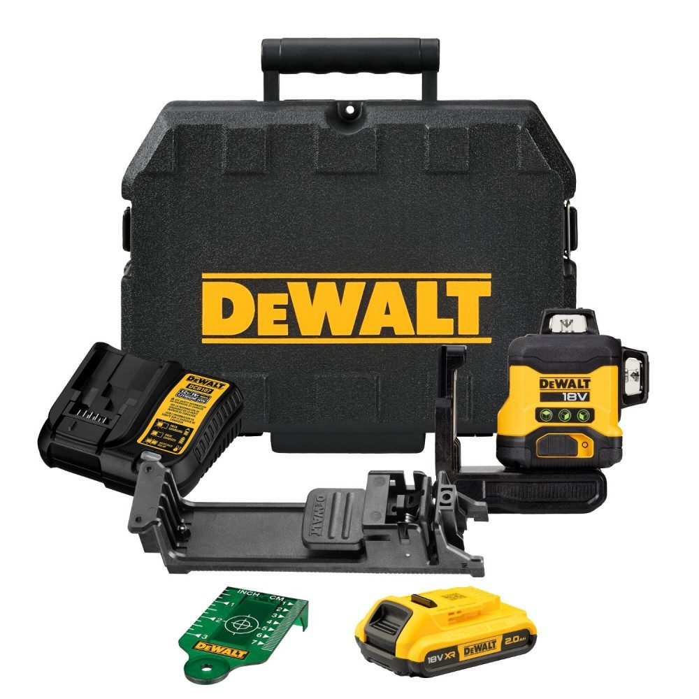 DeWalt Linienlaser DCLE34031D1-QW Akku-Linienlaser 360° für präzise Ausrichtung