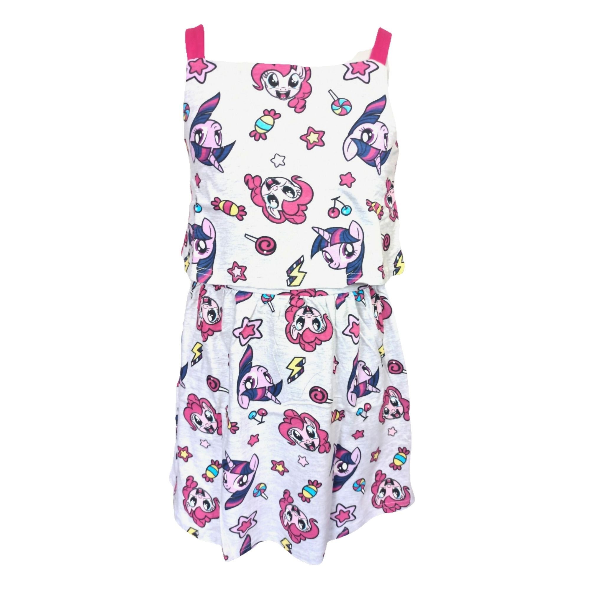 My Little Pony Sommerkleid Mädchen Jerseykleid mit Träger Gr. 98-128 cm