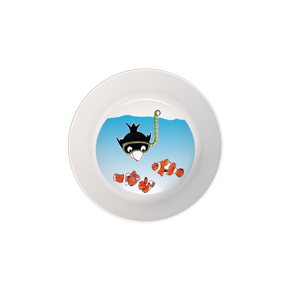 Ornamin Dessertteller Dessertteller mit Kindermotiv, Kinderteller mit Motiv l leicht l bruchstabil l Kita & Betreuung