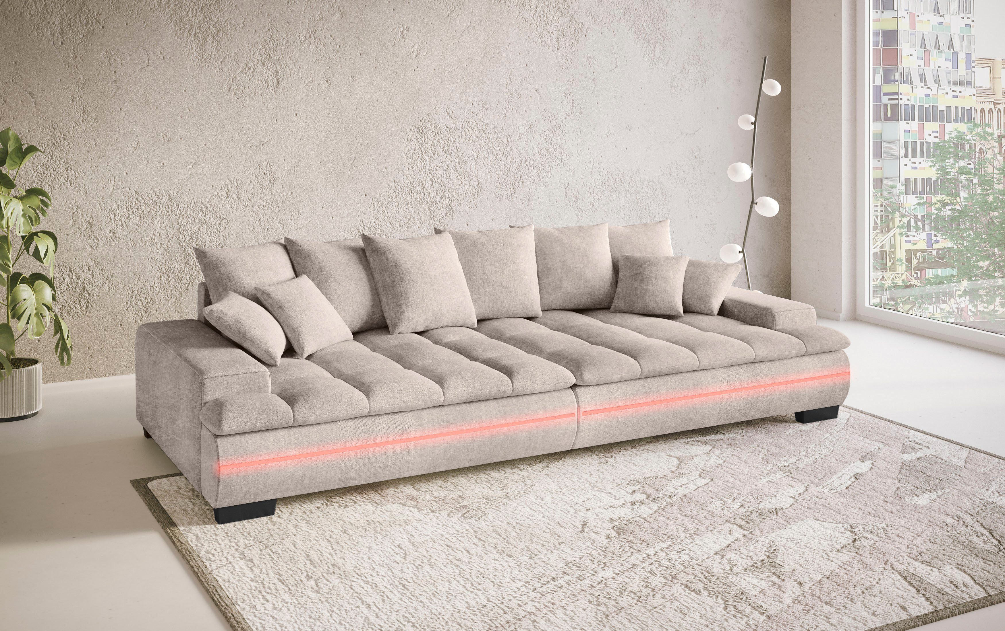 Mr. Couch Big-Sofa Haiti II RGB-LED, günstig online kaufen