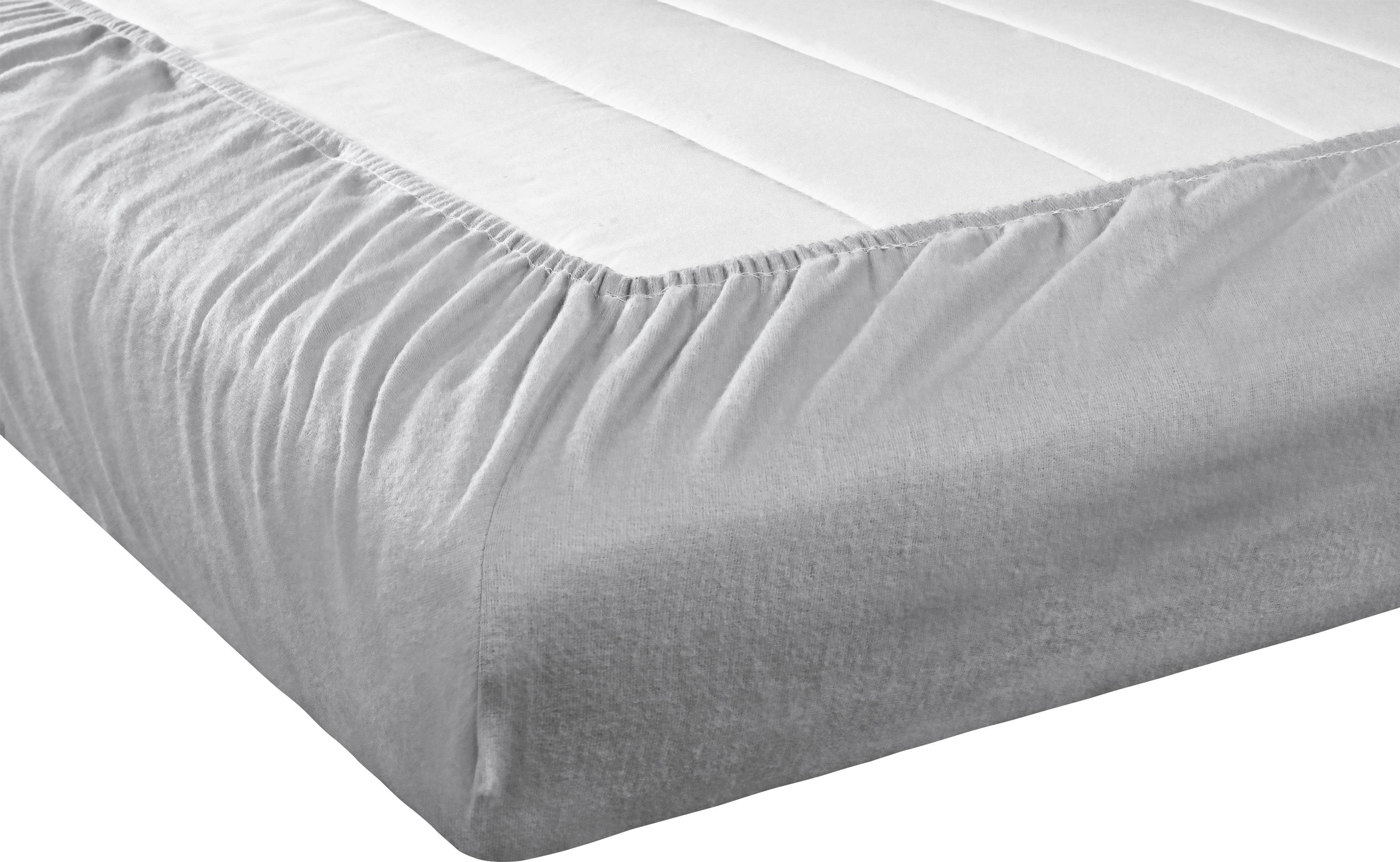 SETEX Spannbettlaken Feinbiber in Gr. 70x140, 90x200, 140x200 oder 180x200 cm, Feinbiber, Gummizug: rundum, (1 Stück), für Matratzen bis 23 cm Höhe, Winter, Bet – Bild 4 von 5