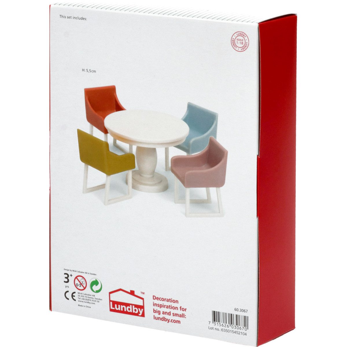 Lundby Puppenhausmöbel Esszimmerset Mädchen (5tlg) – Bild 4 von 4