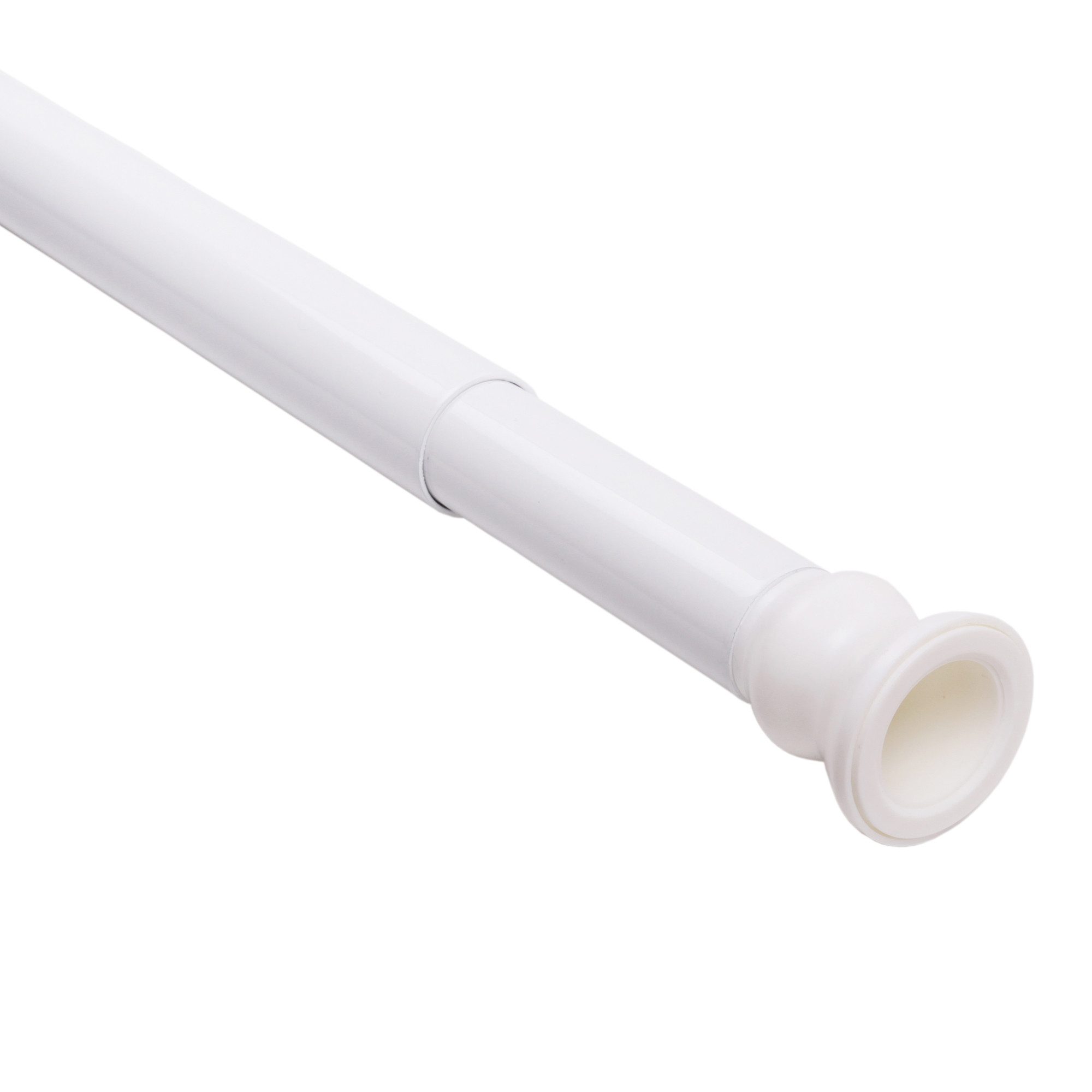 Sanilo Duschvorhangstange 90-170 cm, Ø 28 mm, ausziehbar, ohne Bohren, geklemmt, Aluminium