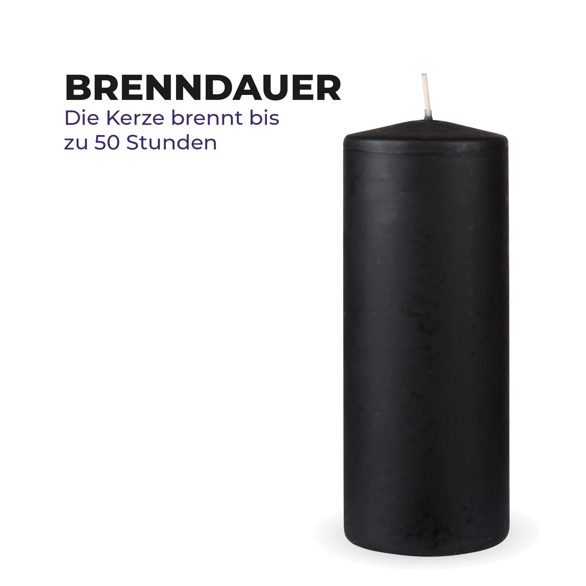 HS Candle Stumpenkerze Säulenkerze Ø7cm (4-tlg), günstig online kaufen