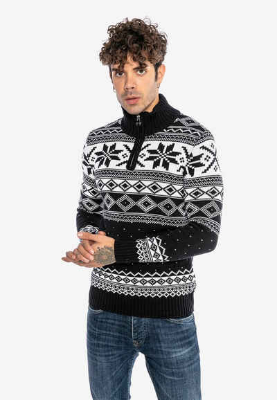 RedBridge Вязаные свитера Sandy Springs mit trendigem Norweger-Muster
