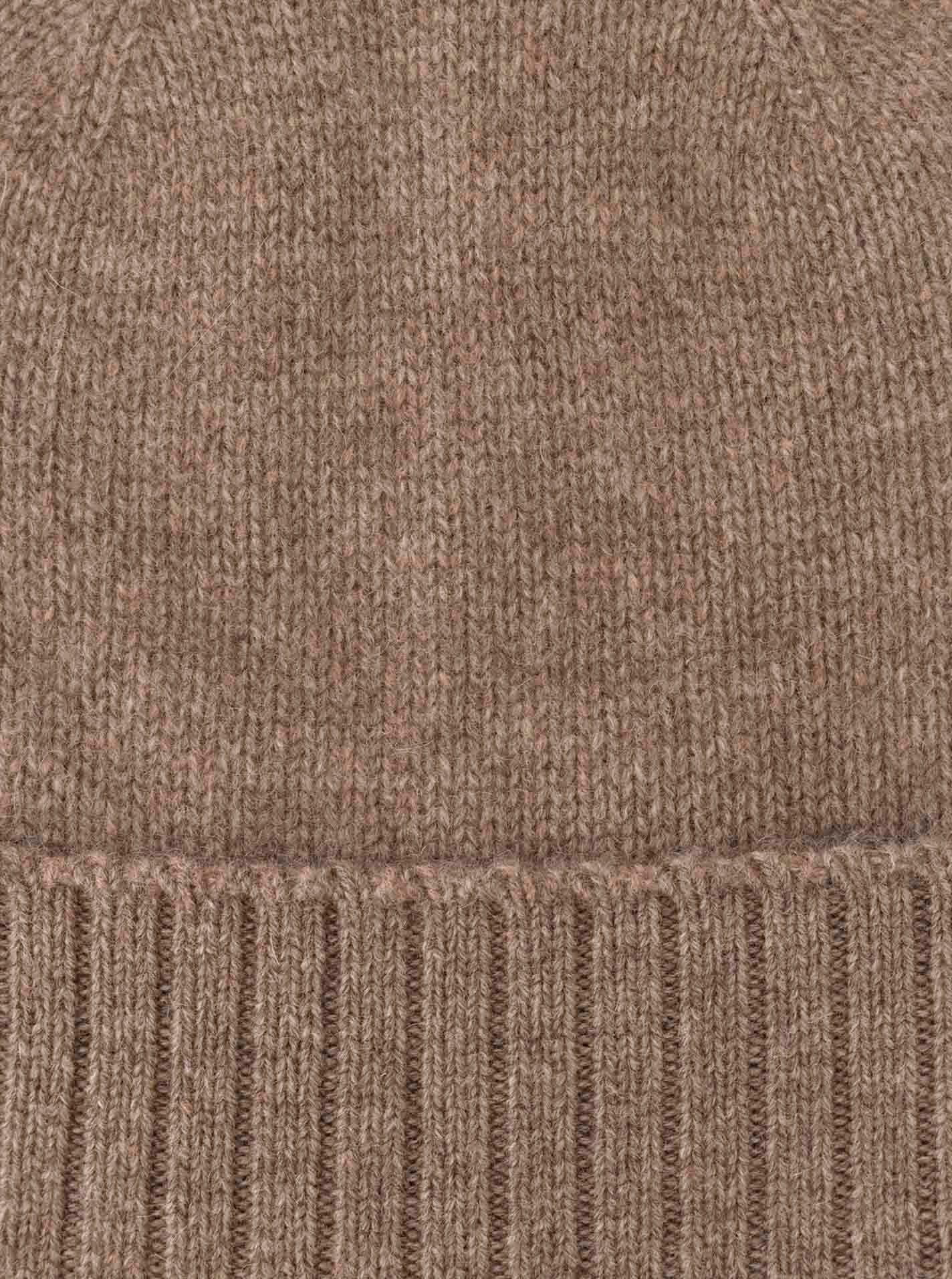 Zwillingsherz Strickmütze Feinstrick, breiter geripptem Umschlag