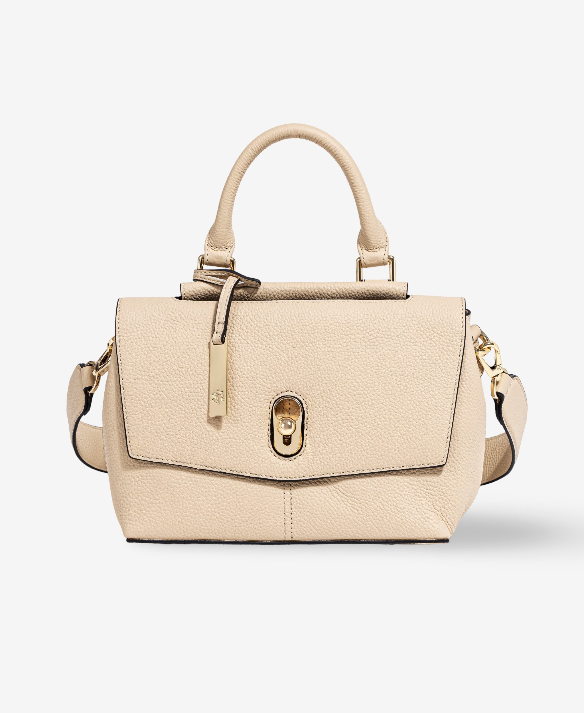 GLAMIRA Schultertasche Lysandra Beige Schultertasche (1-tlg), echt Leder