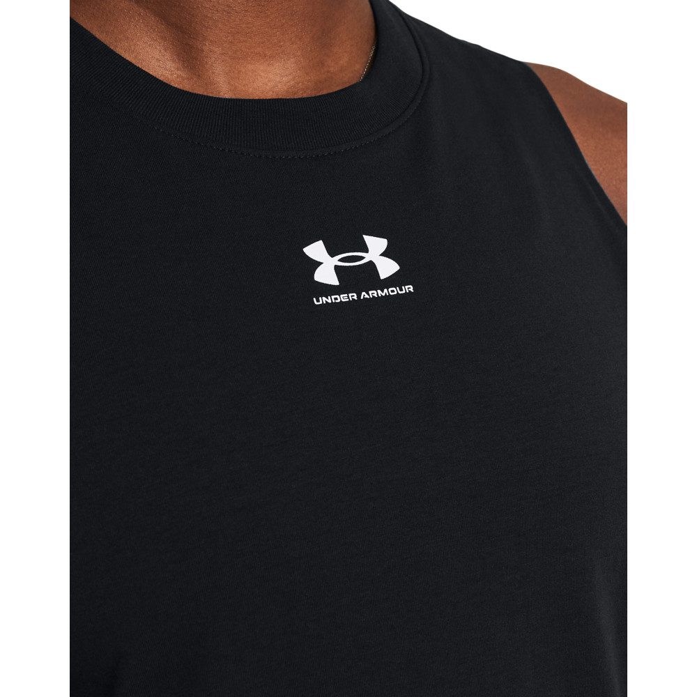 Under Armour® Trainingstop UA RIVAL MUSCLE TANK ärmelloses Design, für sportliche Aktivitäten und Freizeit