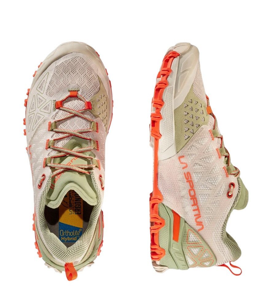 La Sportiva Trail-Laufschuhe Bushido II beige/rot Damen Wanderschuh